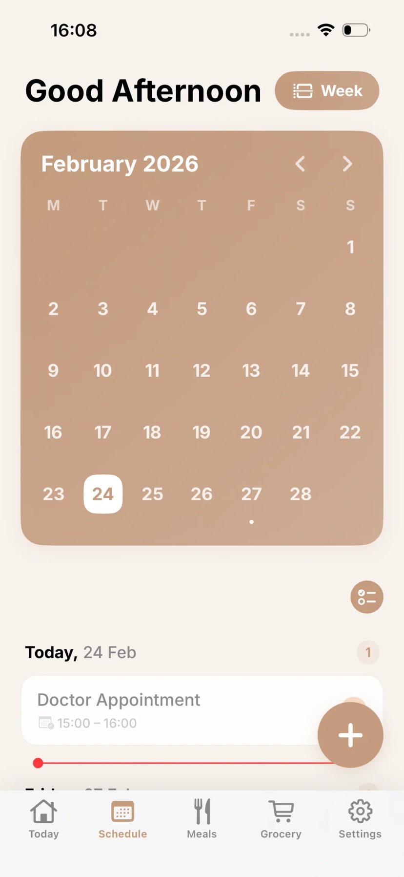 Family calendar